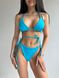 Комплект женский (купальник и купальник) - голубой и салатовый XS 507799-1625 фото 2