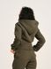 Women's Warm Fleece Hoodie - Khaki M-L 803055-00451 photo 3