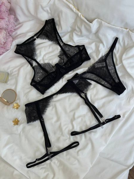 Романтична білизна   in Black color &mdash; product photo, SKU 109-DO4099