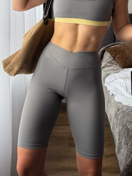 Bike shorts Women's sports bike shorts - grey XS Nova Vega in Gray color &mdash; product photo, SKU 992016-1726