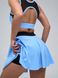 Спідниця-шорти жіночі спортивні - Блакитний M 7017-29162 фото 5