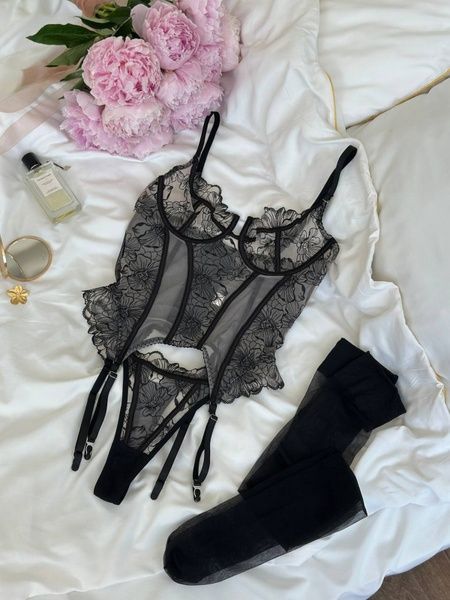 Романтична білизна   in Black color &mdash; product photo, SKU 109-DO4098